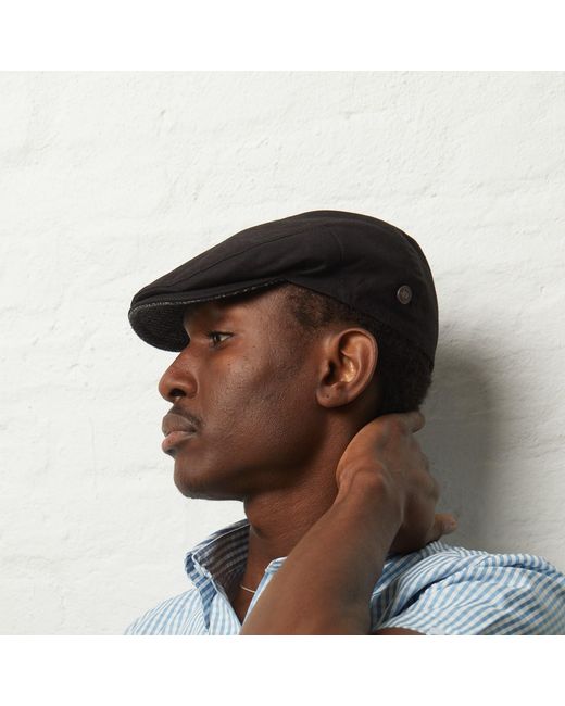 Dasmarca Hats Gray Finley Carbon Italian Waterproof Cap for men