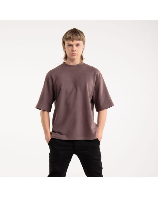 Reet Aus Brown Oversized T-Shirt For Basic for men