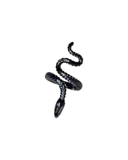 Jagged Halo Jewelry Metallic Serpent Ring