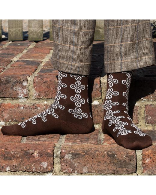 Peper Harow - Made in England Multicolor Knot Socks Bundle for men