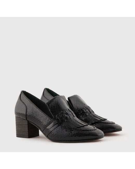 Mariano Shoes Black Mouraria Pump Snake Effect