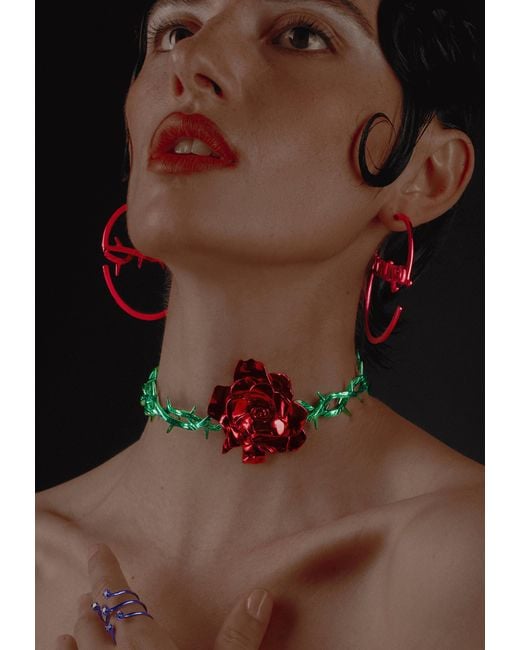 Lavani Jewels Orange Lágrimas Hoops