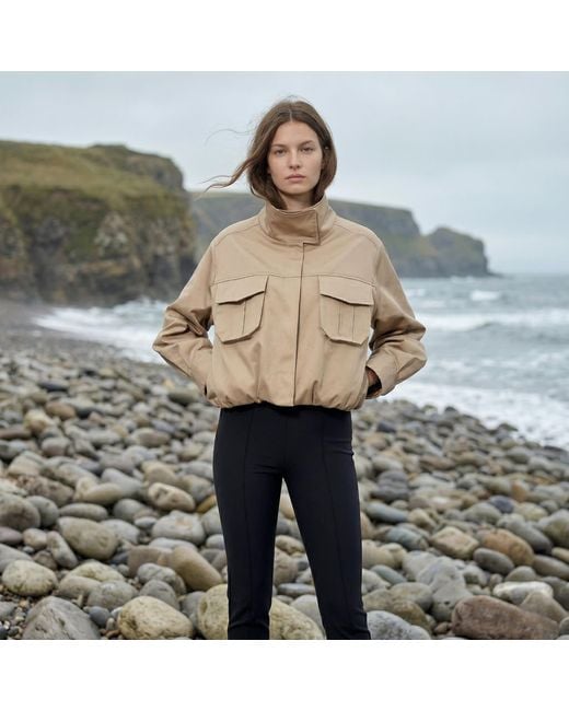 AGGI by HALEWSKI Natural Neutrals Roza Misty Sand Jacket