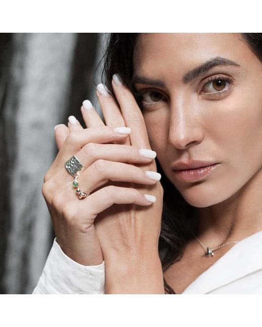 Mariri Metallic Reflections Ring
