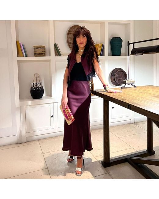 L2R THE LABEL Green Satin Amal Top