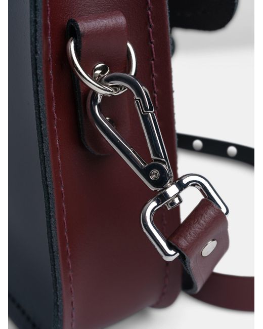 Cambridge Satchel Company Blue The 11 Inch Batchel -Clay, Oxblood