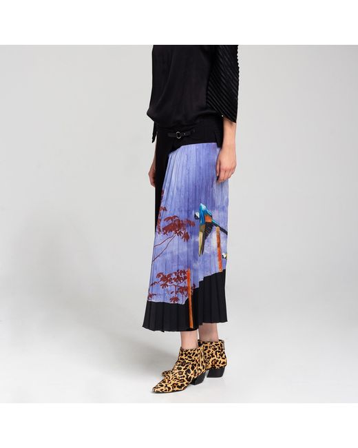 ARTISTA Blue Parrots Culottes