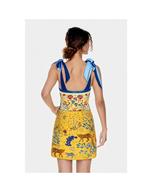 Jessie Zhao New York Blue Swim Cover Up Skirt-Amazon Rainforest