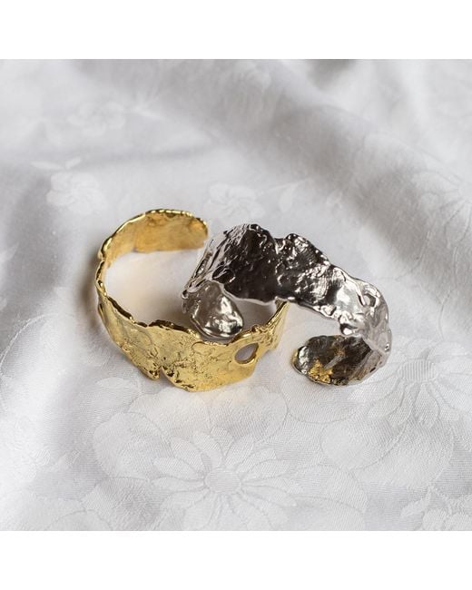 EVA REMENYI Metallic Talisman Moon Bracelet
