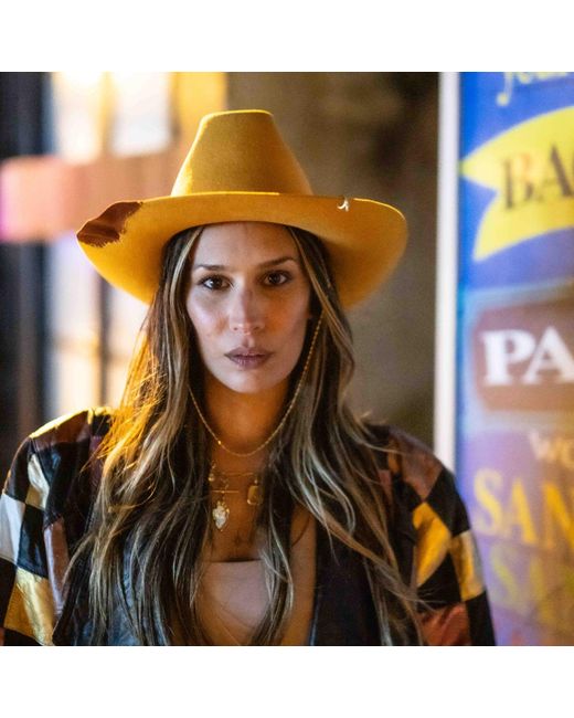 Shaded the Label Yellow Dandelion Wool Cowboy Hat