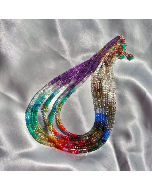 Mineralgems•Studio Multicolor Choker With Precious Gemstones For Him for men