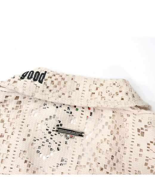 VERYRARE Natural Solar Crochet'd Shirt for men