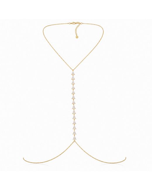 La Soula Jewelry White Icon Bodychain