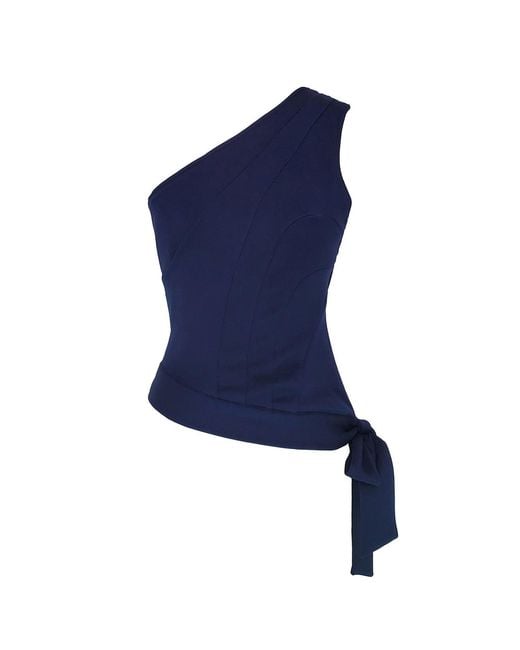 Emma Wallace Blue Dione Top