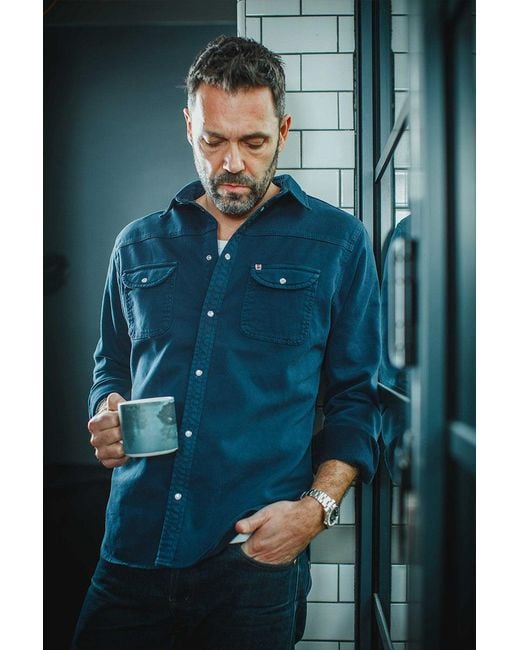 &SONS Trading Co Blue Sunday Shirt for men
