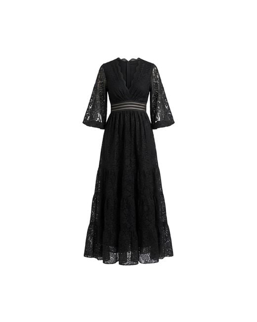 GLAM ON YOU Black Felicity Dress Lux