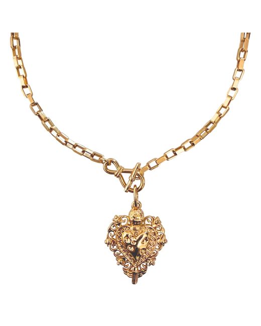 IN CAUDA VENENUM Metallic Gloria Necklace