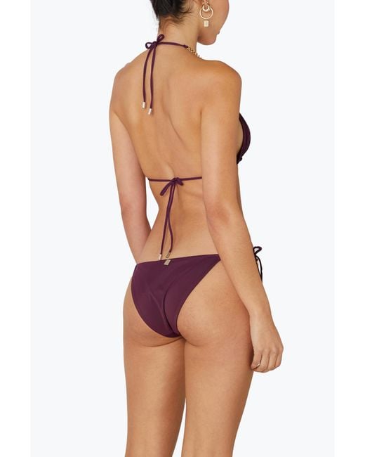 Room 24 Purple Stacey Top Bordeaux