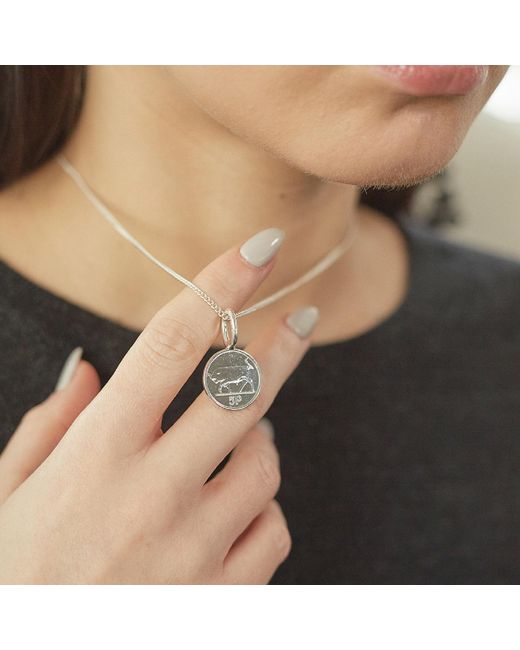 Katie Mullally Metallic Irish 5P Coin & Chain for men