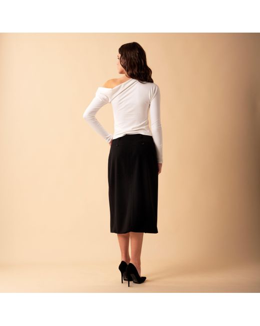 The Ethos Studio Black Mary Skirt