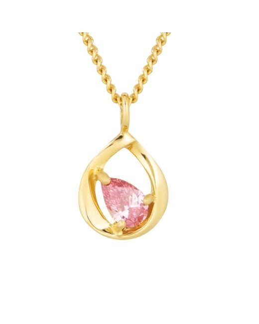 Hinch & Liu Metallic Lab Grown Diamond Solitaire Pendant
