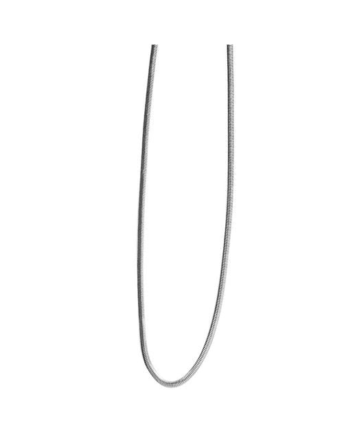 FV Jewellery Metallic Steel Me Snake Chain