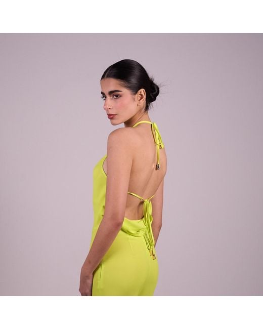 The Ethos Studio Yellow Emilia Jumpsuit