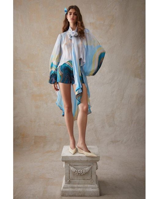Syla Atelier Blue Selsabil Shirt