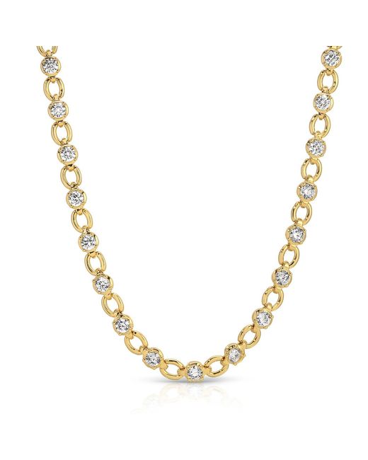 Leeada Jewelry Metallic Lina Tennis Necklace