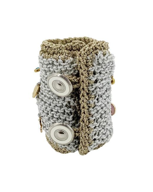 Hilo De Mar Metallic Lola Bracelet With Charms