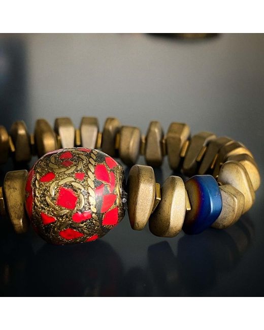 Ebru Jewelry Metallic Vintage Nepal Bracelet