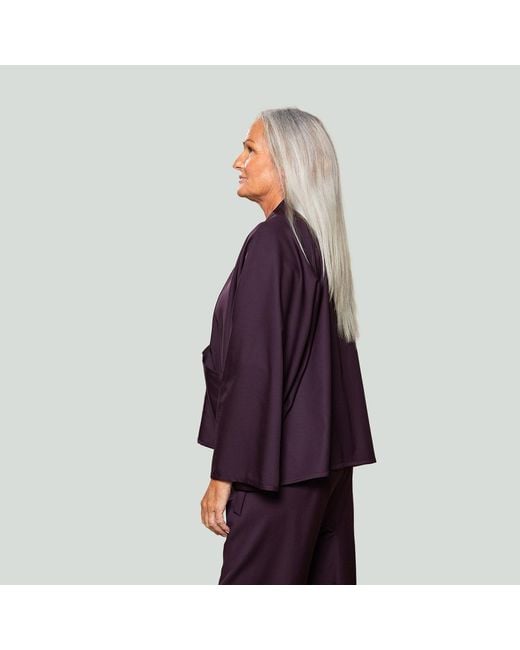 MOE Red Plum/Rose Wool Jacket Reversible