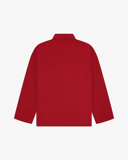 Uskees Red Overshirt for men