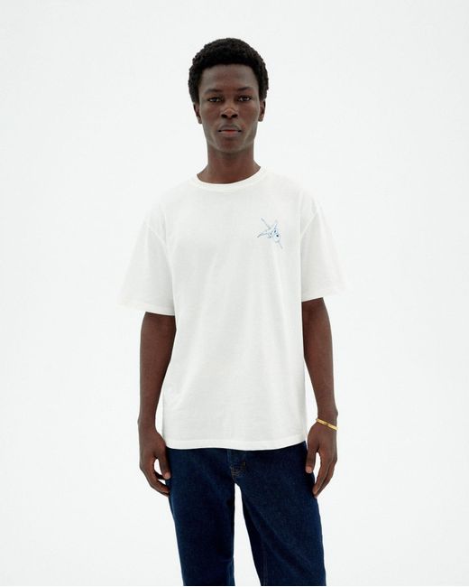 Thinking Mu White Chiringuito Aaron T-Shirt for men