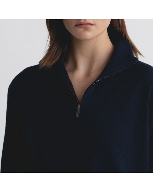 Lindsay Nicholas New York Blue Drew Sweater