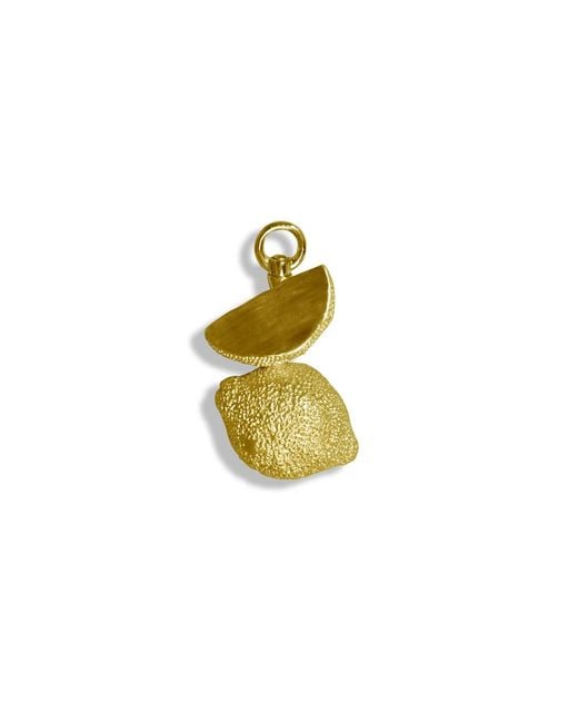 Onia Metallic Tilted Form Charm