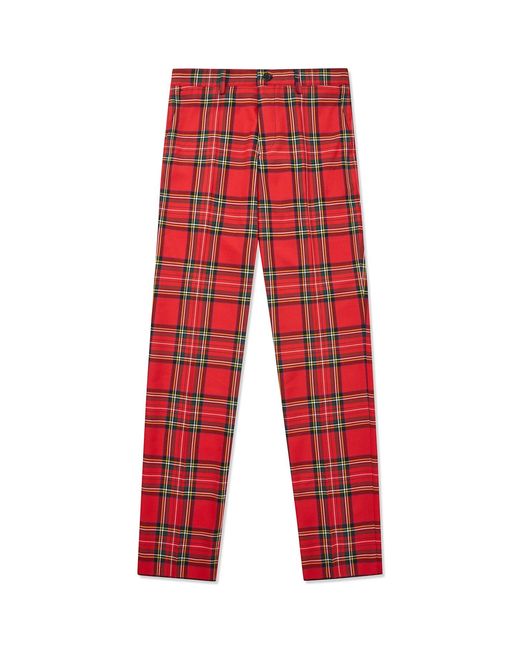 Gresham Blake Red Stewart Royal Tartan Trouser for men