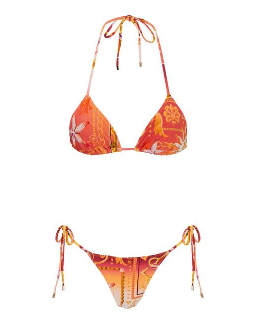 Sunkissed Red Le Triangle Top