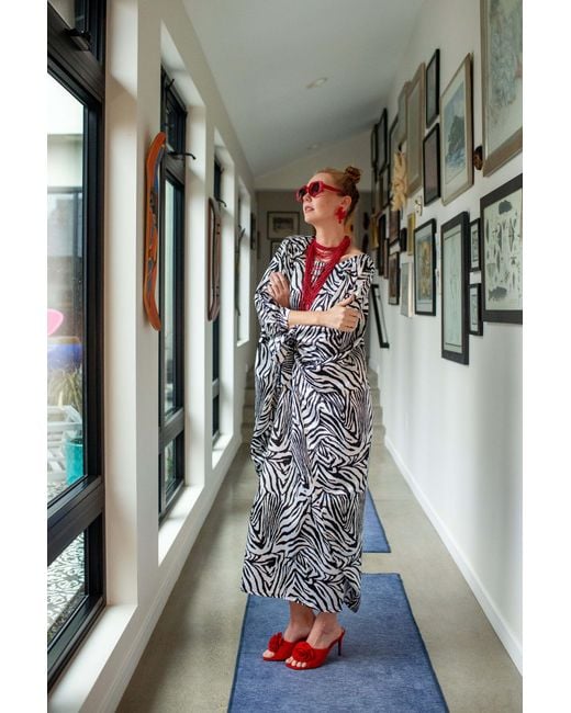 Jennafer Grace Multicolor Capri Caftan