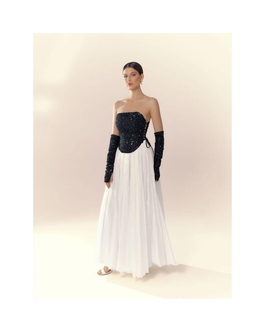 Elsava Black Nox Sequin Corset