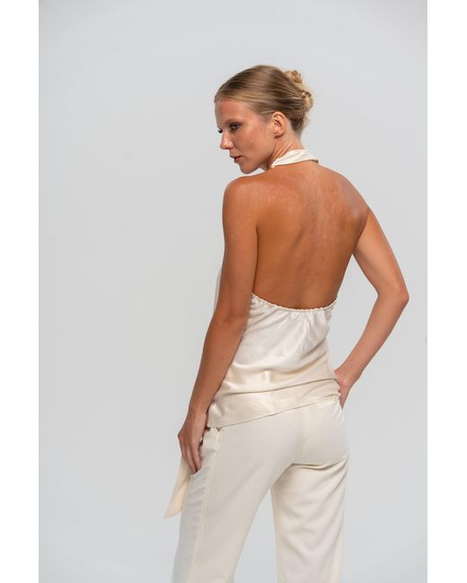 The Ethos Studio White Vespara Top