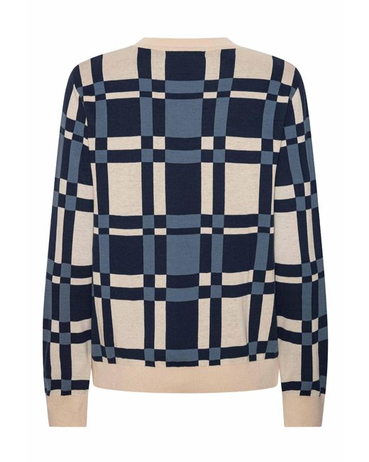 GROBUND Blue Frida Knitted Blouse