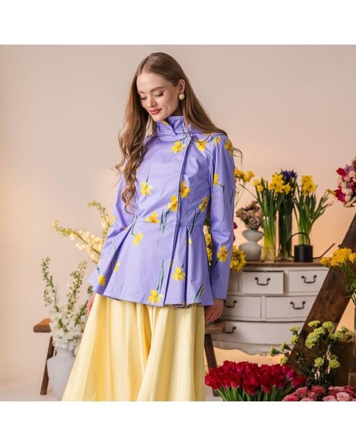 RainSisters Purple Jacket With Detachable Hood: Lilac Joy