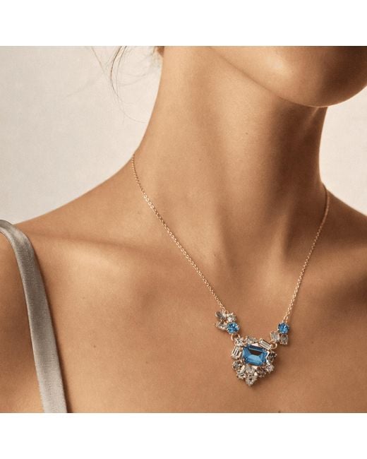 Otazu Blue Neutrals Satin Necklace