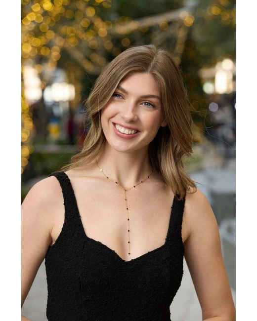 Adriana Pappas Designs White Golddust Lariat