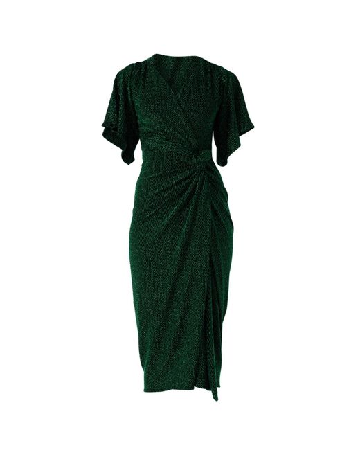 SACHA DRAKE Green The Emporium Dress In Emerald
