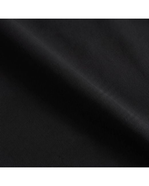 Modenaire Black Wide Collar Midi Sheath Dress