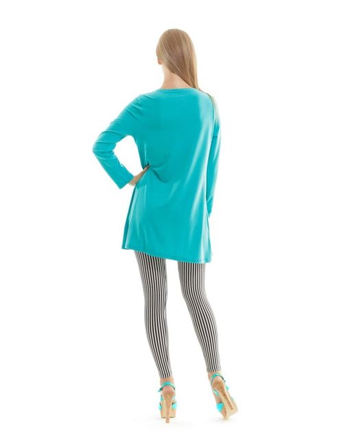 Conquista Blue Open Front Cardigan