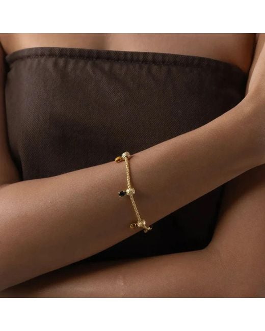 Onia Metallic Twisted Root Bracelet