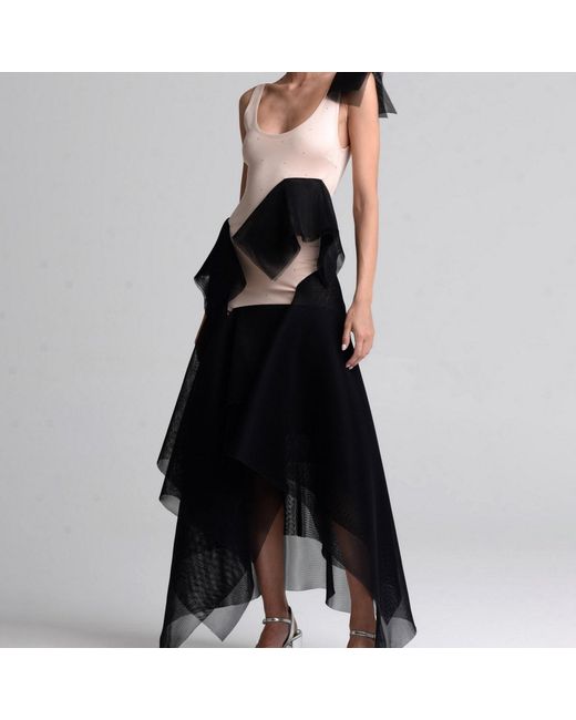 Laura Daili Black Neutrals Sculpted Grace Dress – Petite Fit